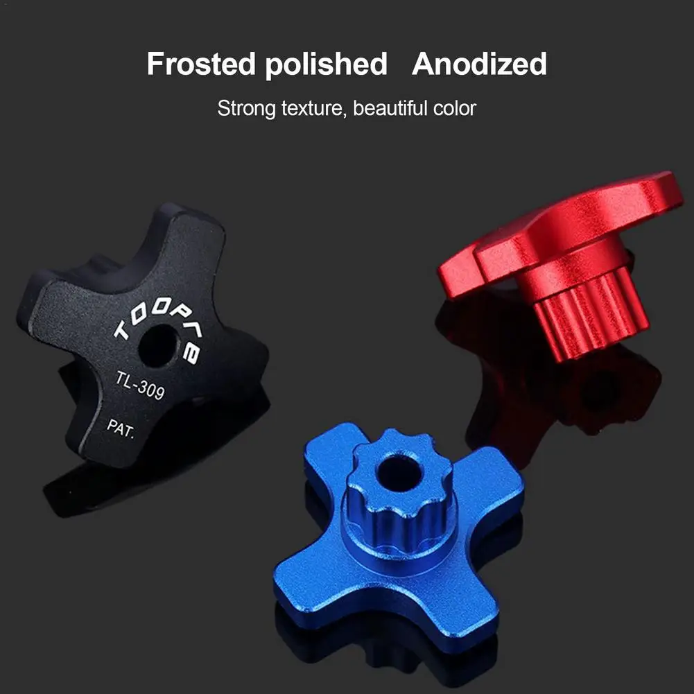 40x23mm Metal Crank Bolt Crankset Plum Blossom Cover Removal Wrench Bike Mounting Bottom Bracket Arm Bolts Screws |