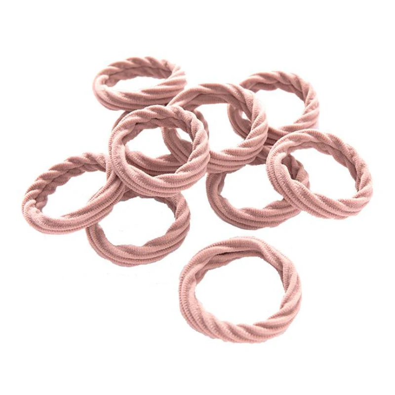 Женские резинки для волос Однотонные 10 шт./лот эластичные хвоста модные