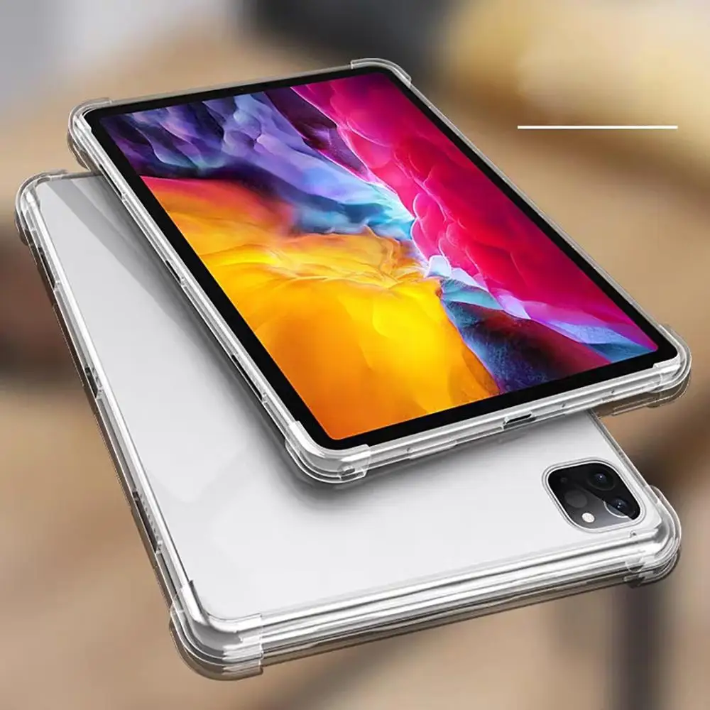 Новый Ipad Pro 11 12 9 2020 ударопрочный бампер ТПУ силиконовый прозрачный тонкий чехол