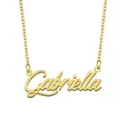 Ожерелье с именем Габриэлы для женщин, ювелирные изделия из нержавеющей стали с покрытием из 18-каратного золота, женский подарок для матери или девушки