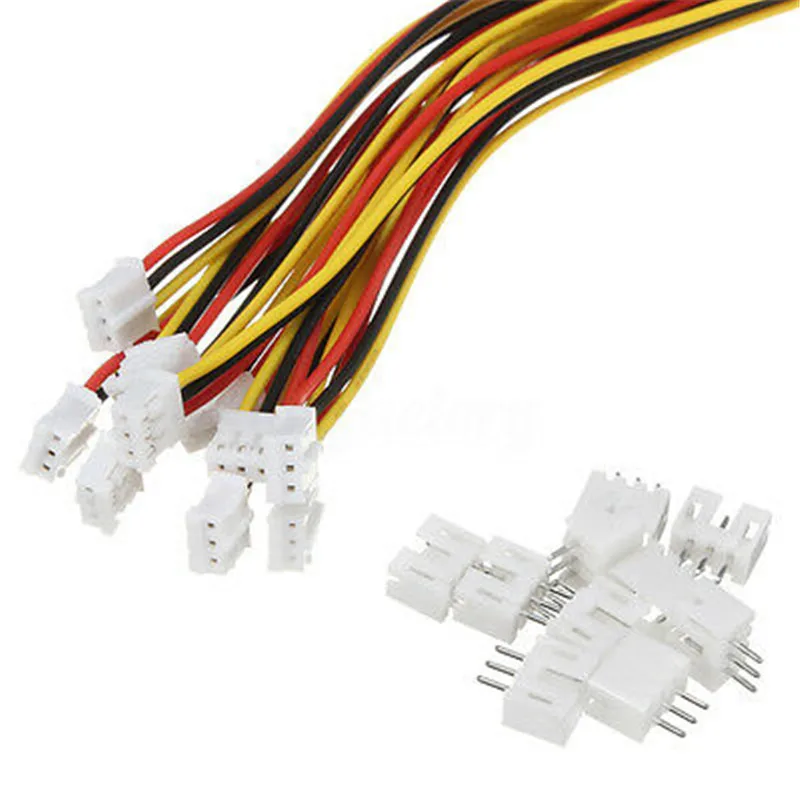 Mini Mirco JST PH 2 0 мм 2Pin 3Pin 4Pin 5Pin 6Pin 7Pin 8Pin 9Pin 10Pin штекер провода 30 см 26AWG кабели 10 наборов |