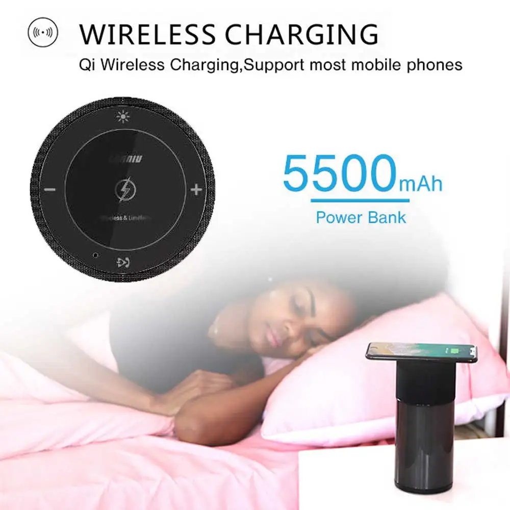 Красочный светодиодный Bluetooth Hi Fi стерео беспроводной динамик bluetooth портативный