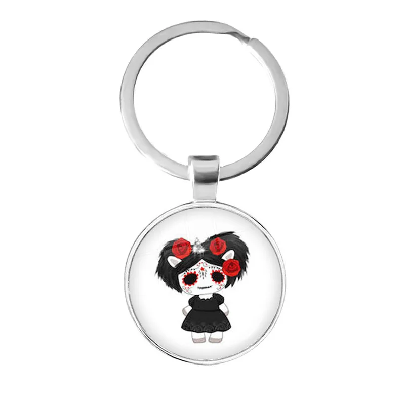 Милый брелок для ключей на Хэллоуин в виде единорога косплея детские школьные