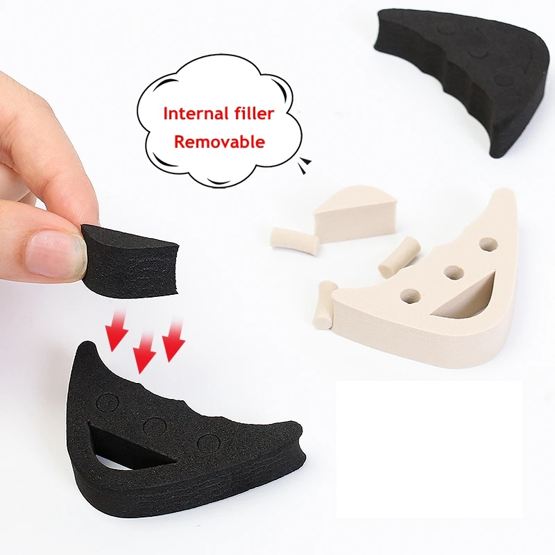 1Pair Women High Heel Half Forefoot Insert Toe Plug Cushion Pain Relief Protector Big Shoes Toe Front Filler Adjustment