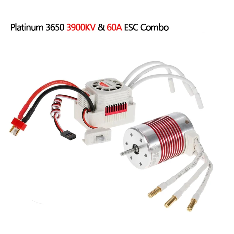 SURPASSHOBBY Platinum Водонепроницаемая серия 3650 3900KV 4 полюса бесщеточный двигатель с 60A ESC