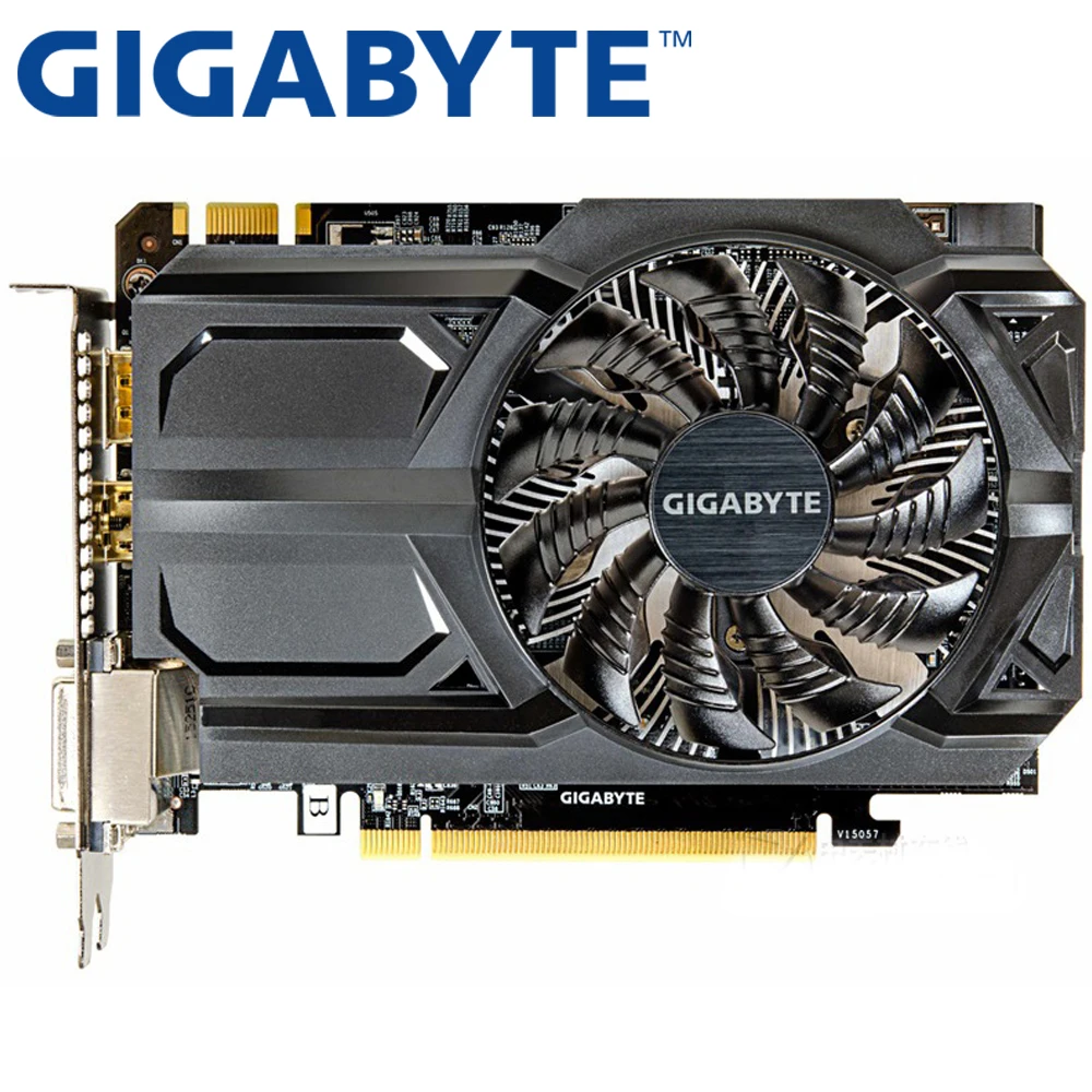 Видеокарта GIGABYTE GTX950 2 Гб 128Bit GDDR5 Графика для nVIDIA карты Geforce GTX 950 б/у HDMI 1050TI 750