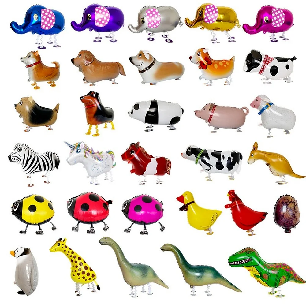 

Colorful Animal Foil Balloons Baby Shower Decorations for Girl Birthday Party Decorations Kids Baby Accessories Wholesale