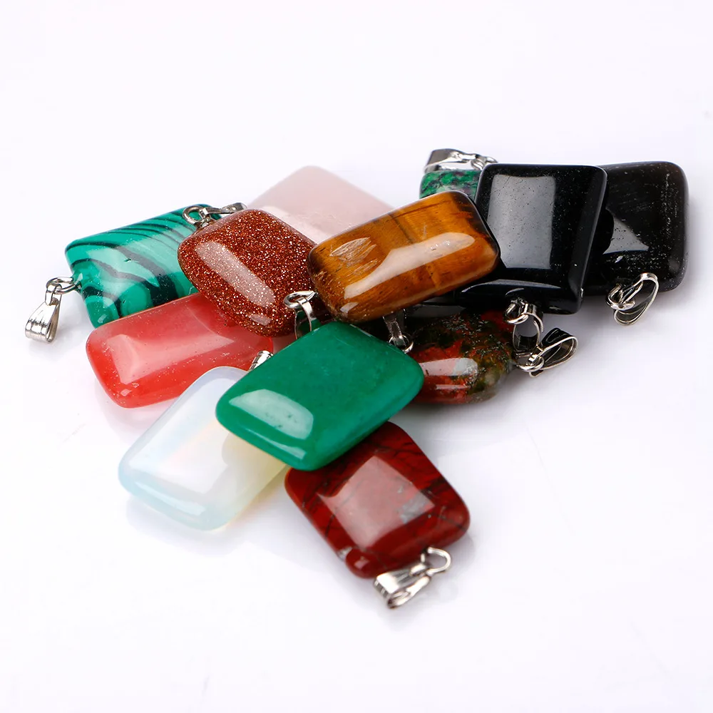 Подвеска для ожерелья из натурального камня подвеска полудрагоценного