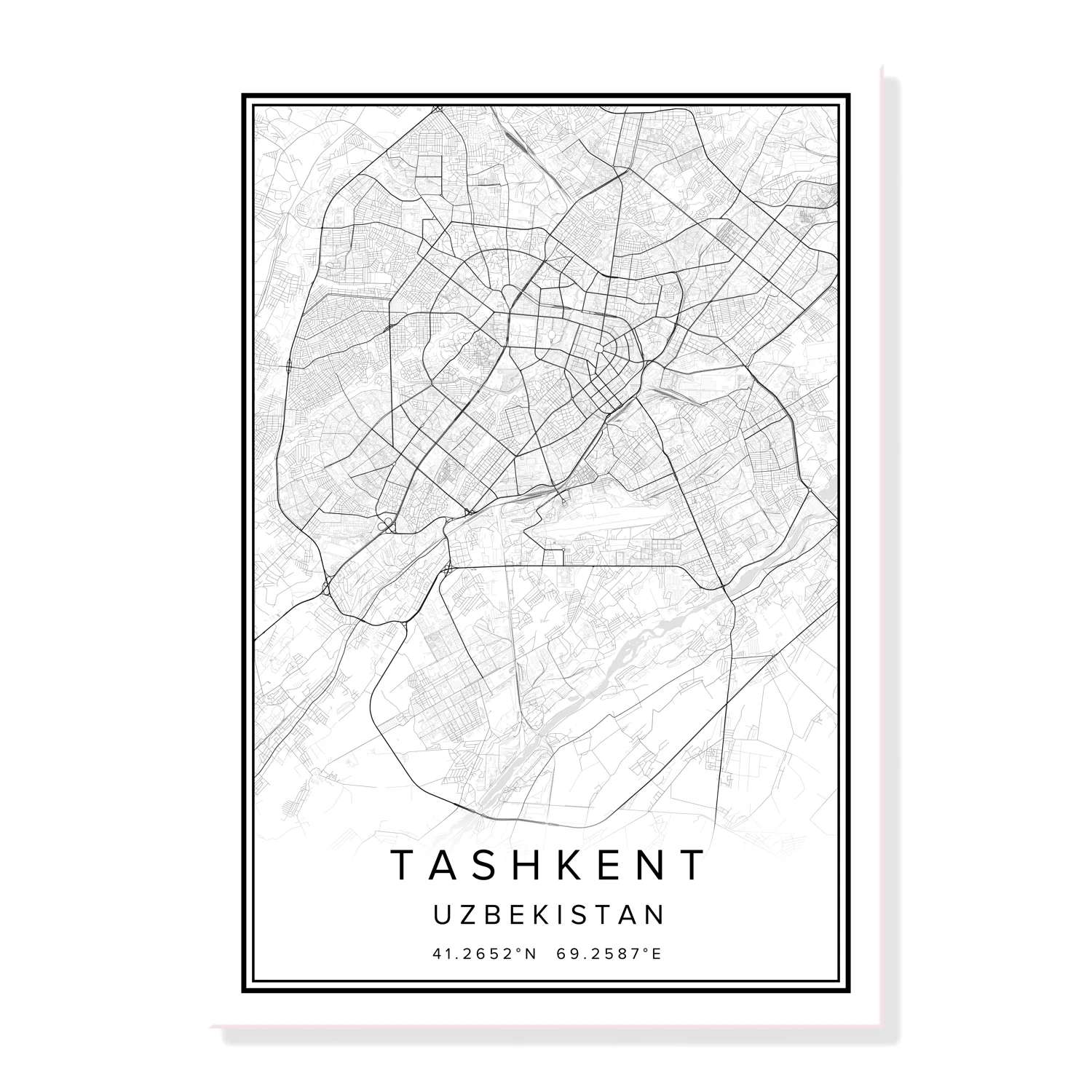 Ташкент Города Узбекистана печатный плакат холст настенное искусство - купить по