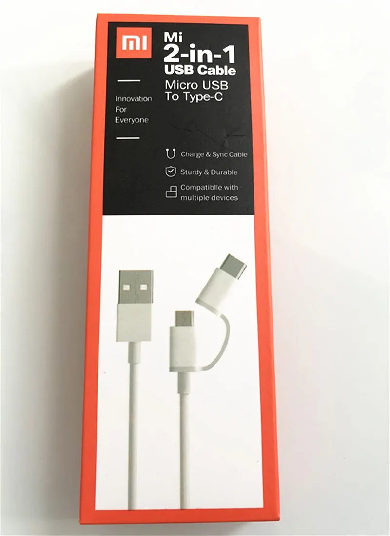XIAOMI 2 в 1 Многофункциональный USB Дата кабель 1 м 2A Micro USB-Type C Быстрая зарядка кабель синхронизации для Mi 9 8 9T 4 A2 A3 Lite CC9 CC9E