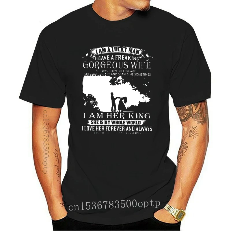 

Футболка Мужская/женская с надписью «I Am A Lucky»