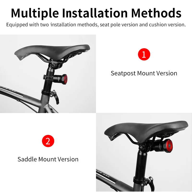 Фсветильник светильник задний велосипедный PHMAX светодиодный IPX6 с датчиком |