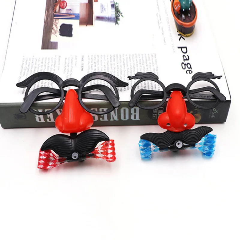 Забавные настольные игры для детей очки носа с небольшими очками (случайный цвет)