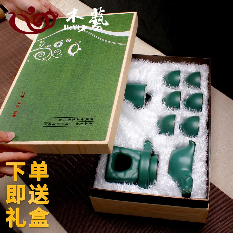 

Semi-automatic tea set creative kung-fu teapot tea ceremony Chinese tea set table decoration accessories