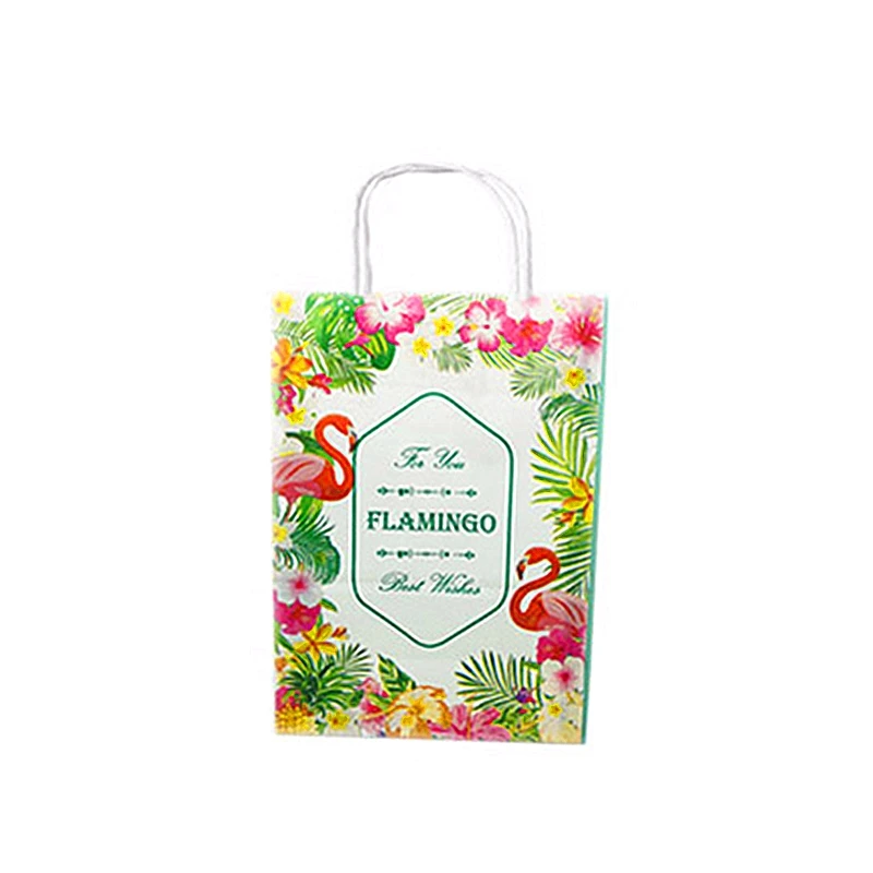 Bag 1pcs Hawaiian Luau Party Decoration Flamingo Tropical Palm Leaves Tableware Paper Plates Cups Pineapple Summer Birthday Party Decor - Цвет: Bag 1pcs