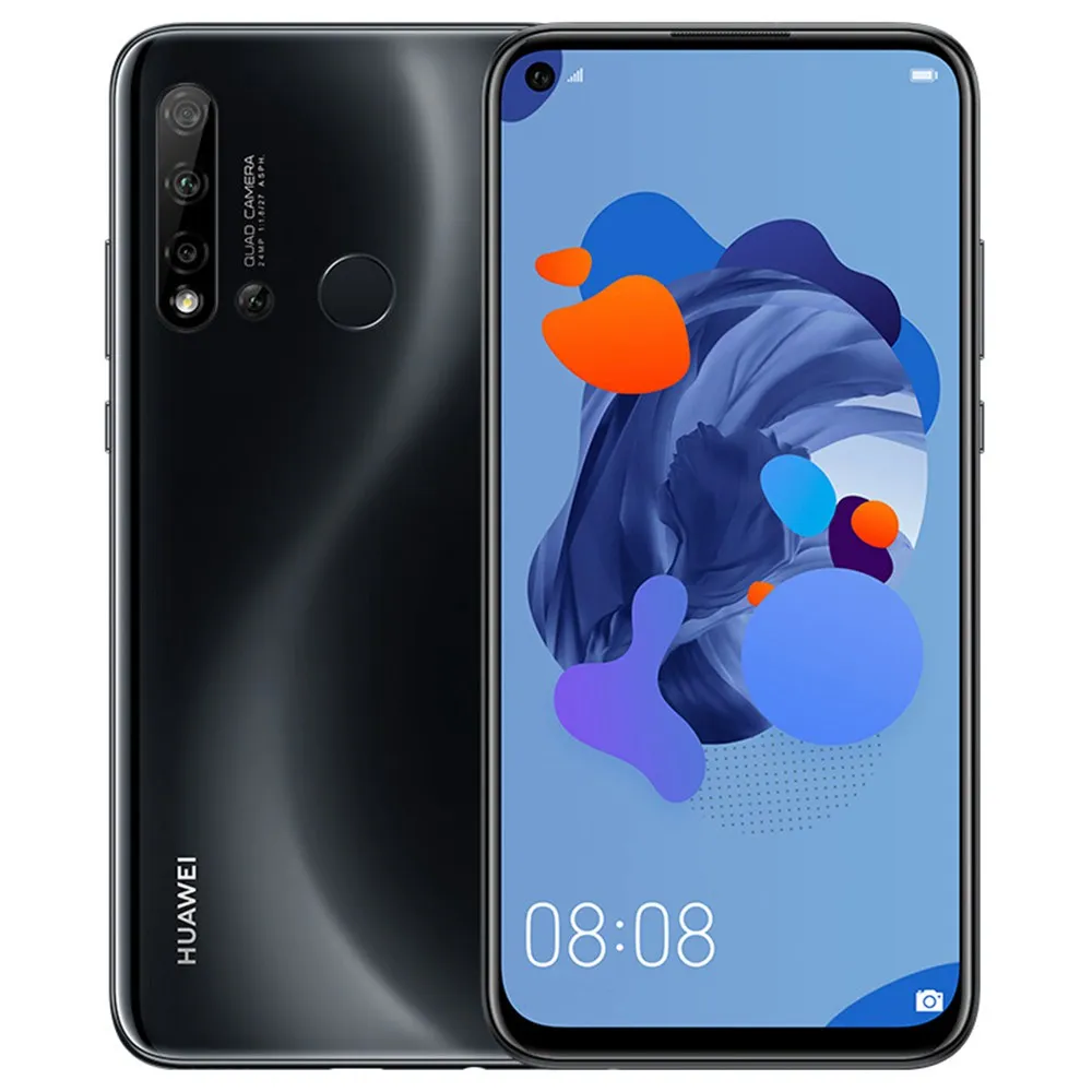 HuaWei Nova 5i phone 6 4 &quot6G 128G Android 9 0 Kirin 710F Octa core 2 GHz тыловые камеры 24MP фронтальная 4000mAh
