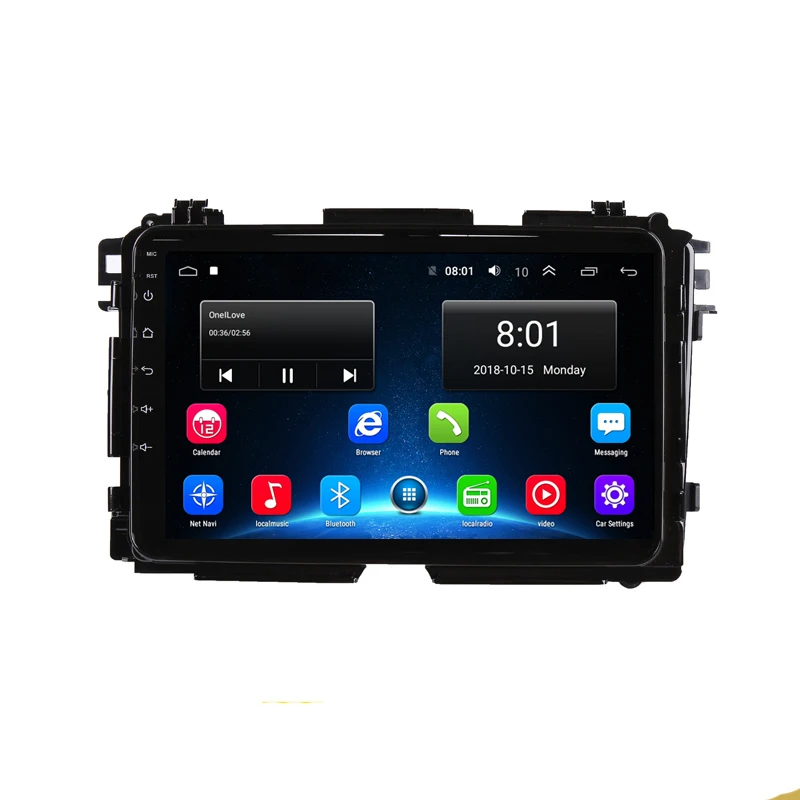 " 2.5D ips Android 9,1 автомобильный DVD мультимедийный плеер gps для Honda VEZEL XRV 17 компактное минирадио 32EQ стерео навигация