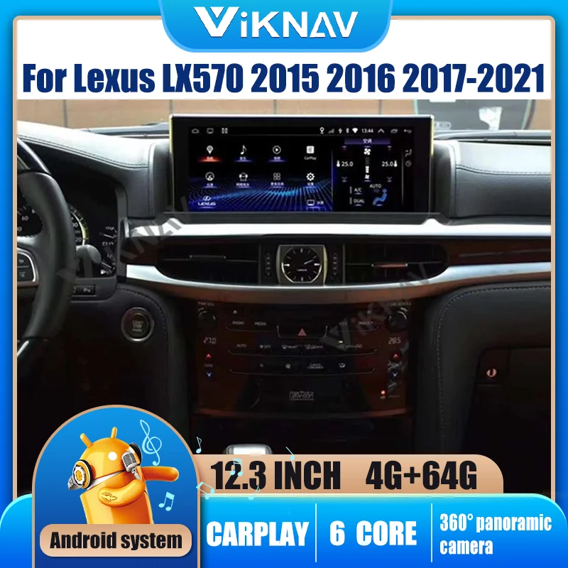 

Автомагнитола 2 din, Android, GPS для Lexus LX570, 2015, 2016, 2017-2021, навигация, мультимедийная система, Wi-Fi, стерео приемник