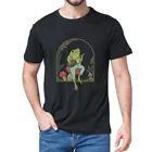 Унисекс Cottagecore эстетическое Милая лягушка игры банджо на гриб Для мужчин's 100% хлопок короткий рукав Футболка уличная мягкий Te