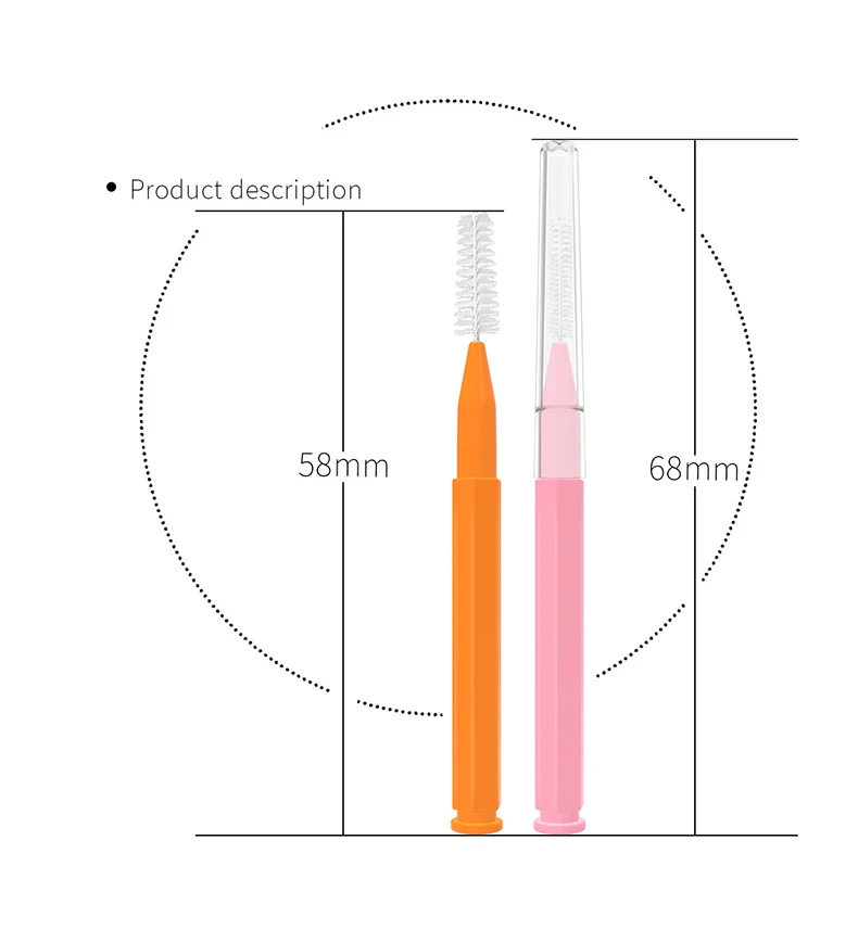 4 Коробки (60 шт.) для чистки межзубных пространств Denta зубная нить ухода за
