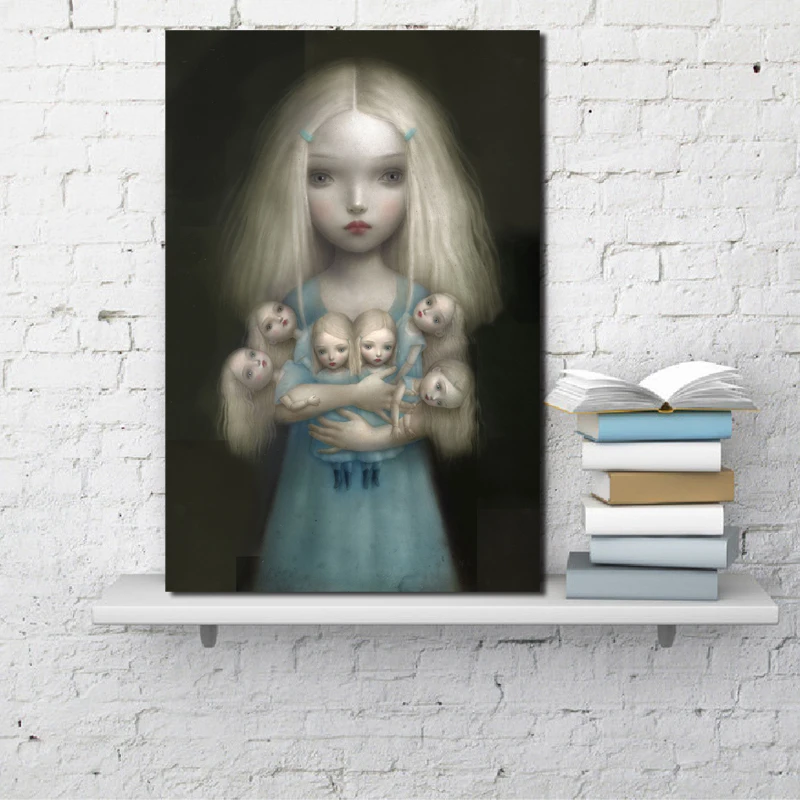 Childish stranna Dark World от Mark Ryden Art Холст Плакат Картина настенное изображение, принт Кухня дом Спальня украшение художественное произведение