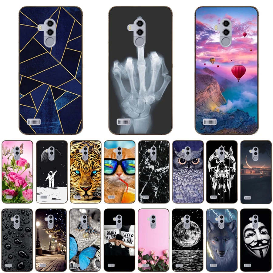 Для LEAGOO T8s чехол 5 дюйма Роскошный из ТПУ и силикона s для T8S задняя крышка телефона