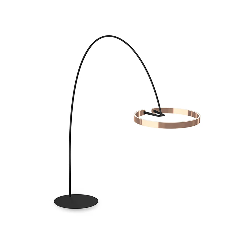 

Big LED Floor Lamp Newest Popular LED Floor Light Stand Light For Big House LED Remote Control Led Floor Lamp Gold Rose Gold