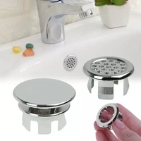 10pcs bathtub sink ring overflow cover spare sink basin cover plastic neatly decorated bathroom ceramic basin overflow ring