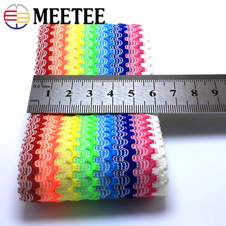 2 метра 60 мм многоцветная полоса эластичная лента пояс жаккардовые ленты
