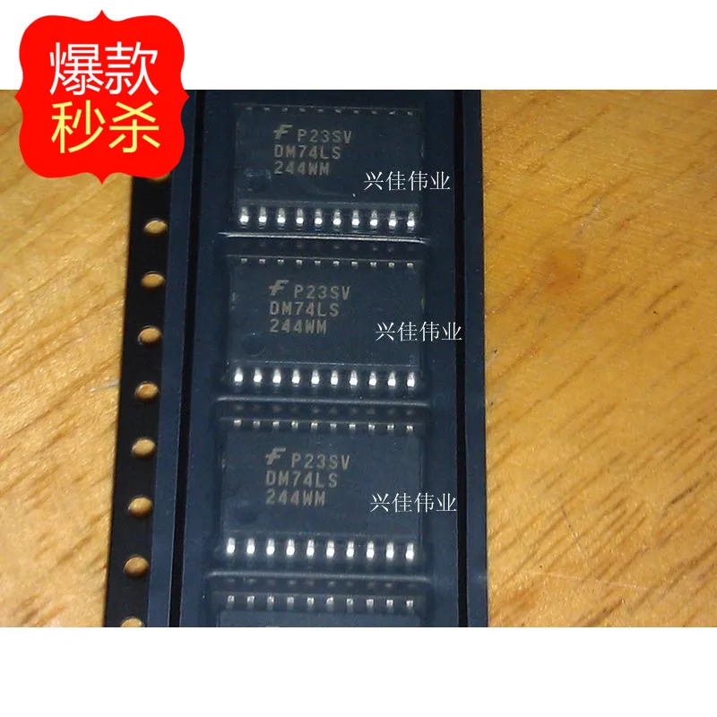 

10 шт., Новая фотография, объем 74LS244 DM74LS244WM SOP20 7,2 мм