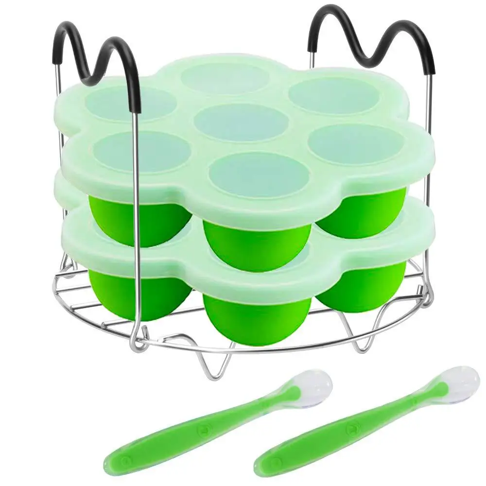 Термостойкий силиконовый контейнер для еды с 7 отверстиями ручкой | Дом и сад