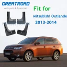 Передние и задние формованные Автомобильные Брызговики для Mitsubishi Outlander 2013 2014, брызговики, брызговики, брызговик