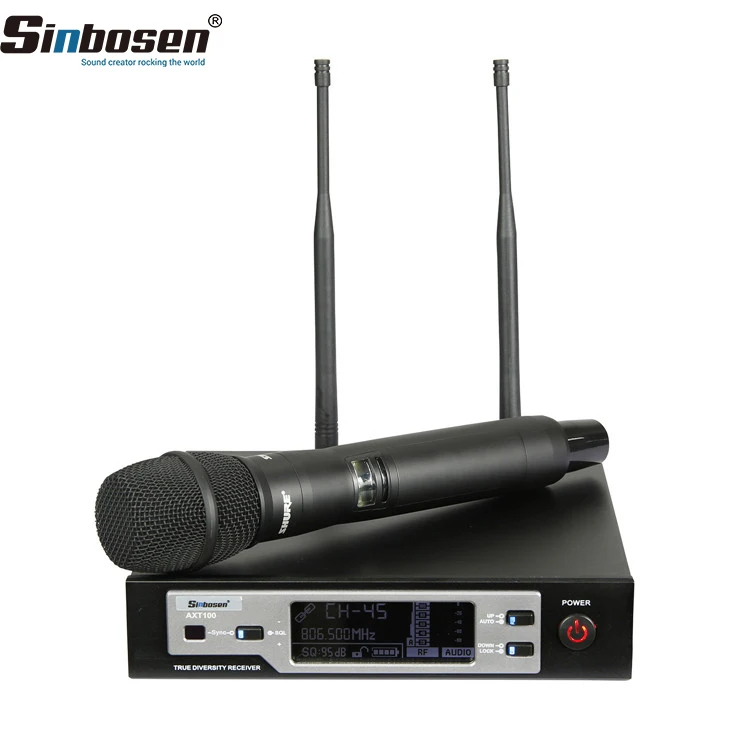 Sinbosen профессиональная сценическая UHF истинное разнообразие одноканальная