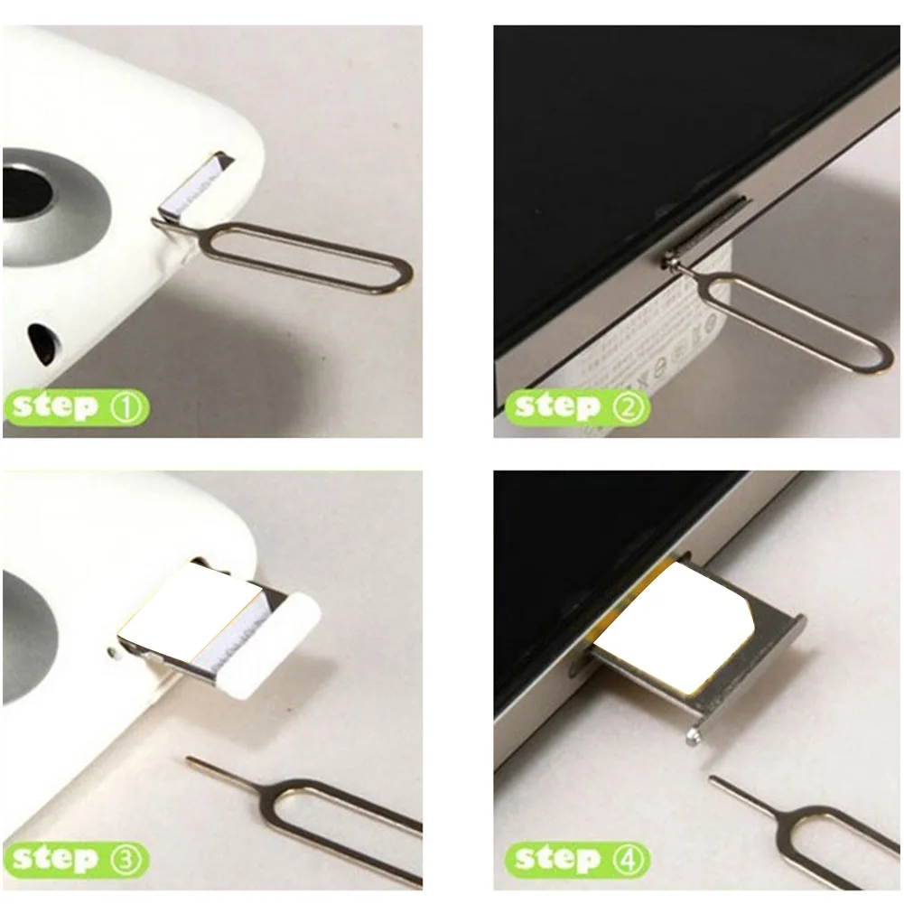 

10pcs/set Easy Install Practical Portable Metal Universal Durable Home Manual Tools Multifunction Phone Eject Pin