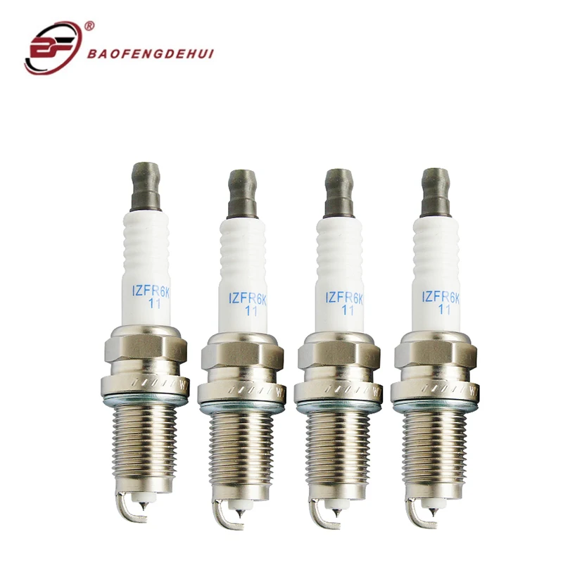 4pc Ignition Spark Plugs SILZKR7B11 For Hyundai 18846-11070 Kia K3 K4 1.8L K5 Sportage 2.0L | Автомобили и мотоциклы