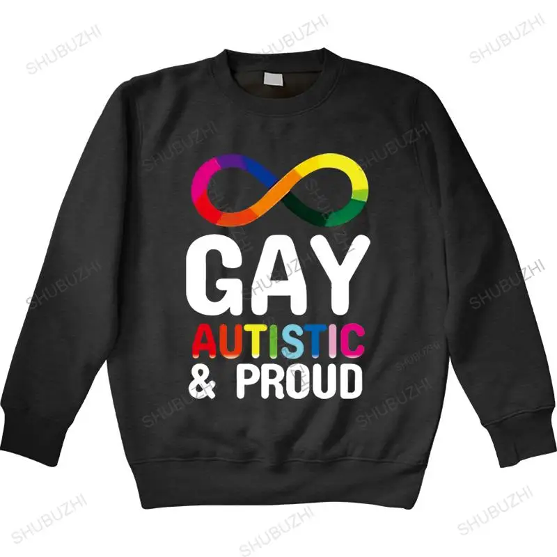 

homme vintage hoodies black Autistic Pride Day Celebration sweatshirt LGBT Riinbow Gay Lesbian Pride hoody models please contact