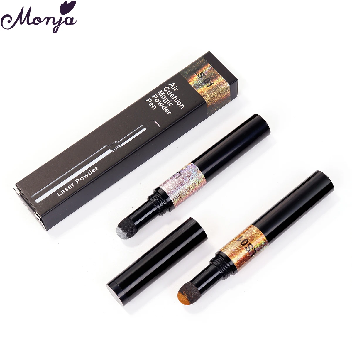 Monja Золотой Серебряный ноготь художественная воздушная подушка Волшебная