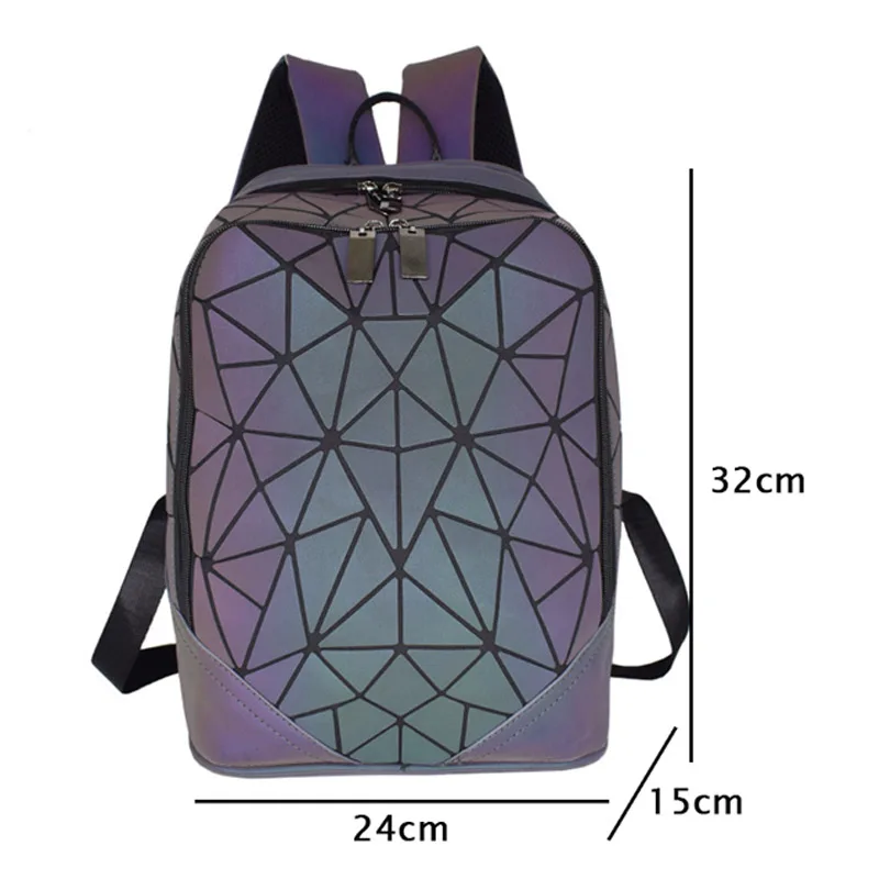Модный женский рюкзак Mochila светящиеся Рюкзаки Сумка для девушек