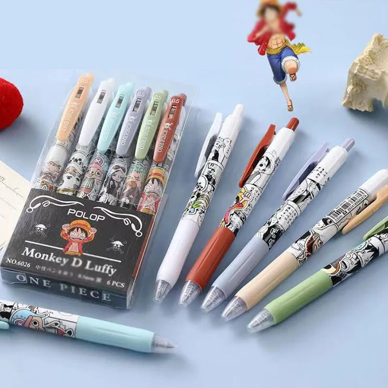 

30 pcs/lot Creative Pirate Press Gel Pen Cute 0.5mm black Ink Signature Pens Promotional Gift Office School Supplies