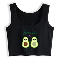 crop top women avocado avocados friend friendship friends love harajuku emo aesthetic grunge tank top female clothes