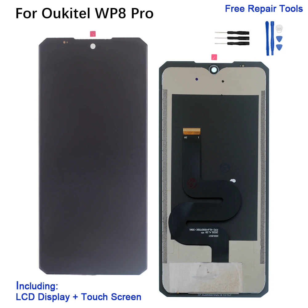Оригинальный ЖК-дисплей для Oukitel WP8 кодирующий преобразователь сенсорного экрана