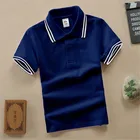 Рубашка-поло для мальчиков, с коротким рукавом, с вышивкой, От 3 до 8 лет