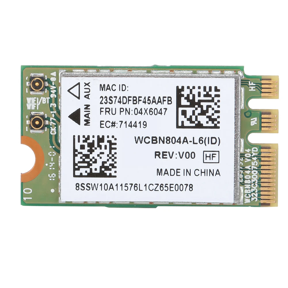 5G Двухдиапазонная беспроводная сетевая карта для Qualcomm Atheros QCNFA34AC 867M Bluetooth 4 0