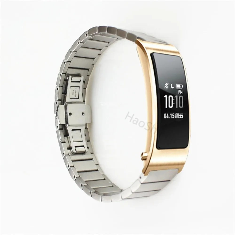 

Ремешок для Huawei Band B6 16 мм ремешок B6 металлический ремешок для часов браслет из нержавеющей стали ремешок для huawei B6 ремешок для часов