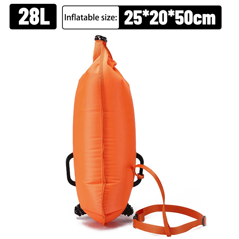 

Swimming Float PVC Lifebelt Outdoor Swimming Water Sport Safety Bag Swimming Buoy Multifunction Swimming Drift Bag 28L 15L