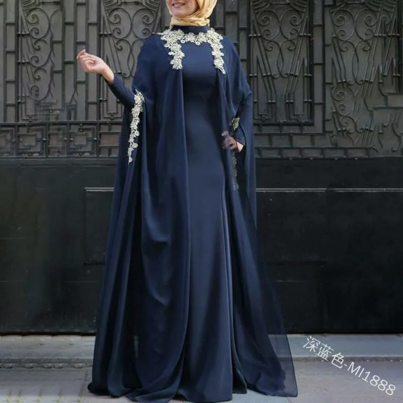 Muslim Women Abaya Dress kaftan Robe Cloak Arabic Turkey Dubai Dresses Ethnic Retro Style Islamic Clothing Large size 5XL | Тематическая