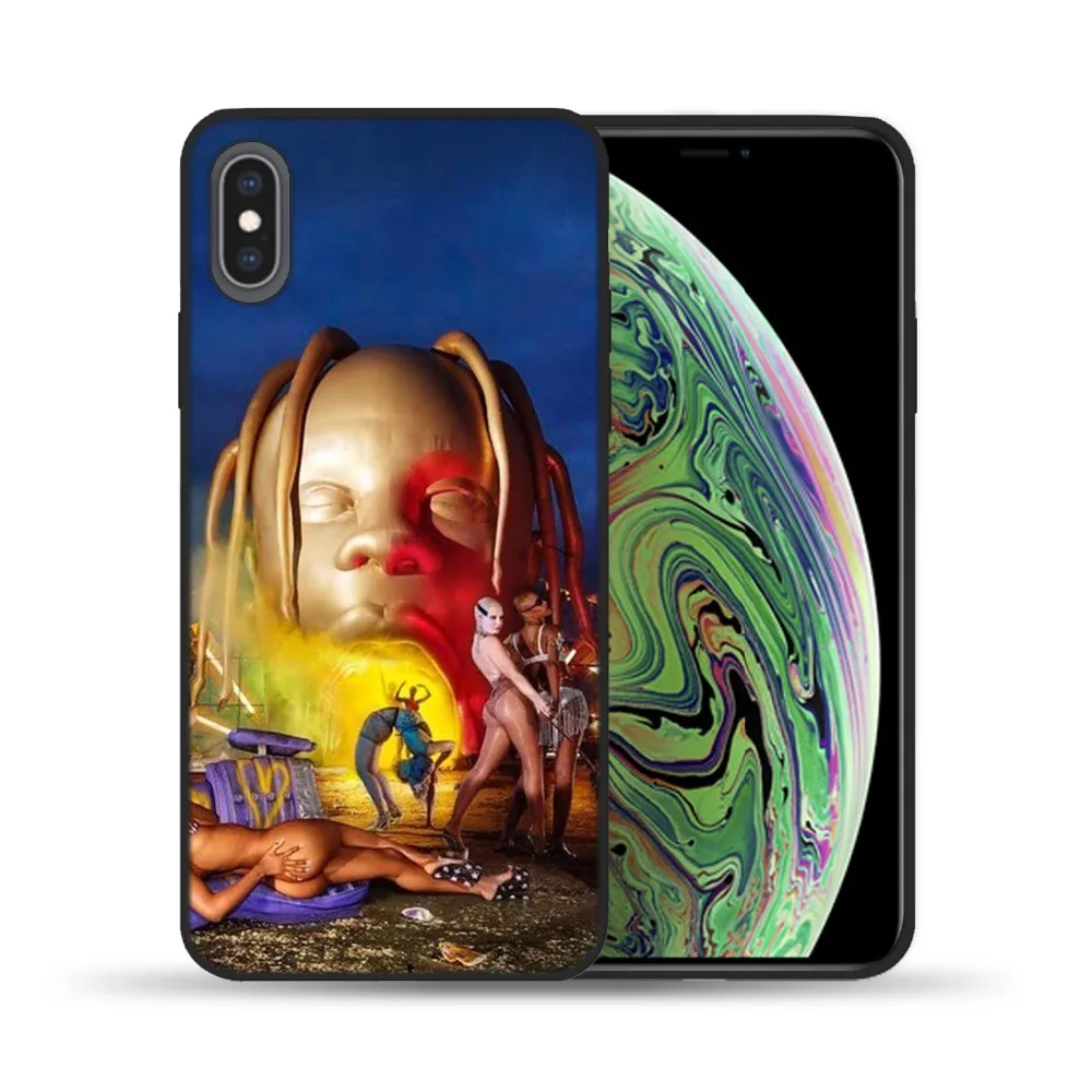 Чехлы для телефонов Travis Scott Astroworld Sicko Mode iPhone X 6 7 8 Plus 5 5S 6S SE мягкий силиконовый