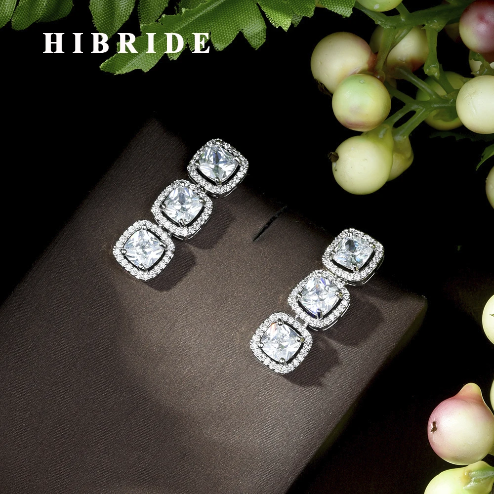 Роскошные трендовые круглые серьги hiневесты свадебные гвоздики с инкрустацией