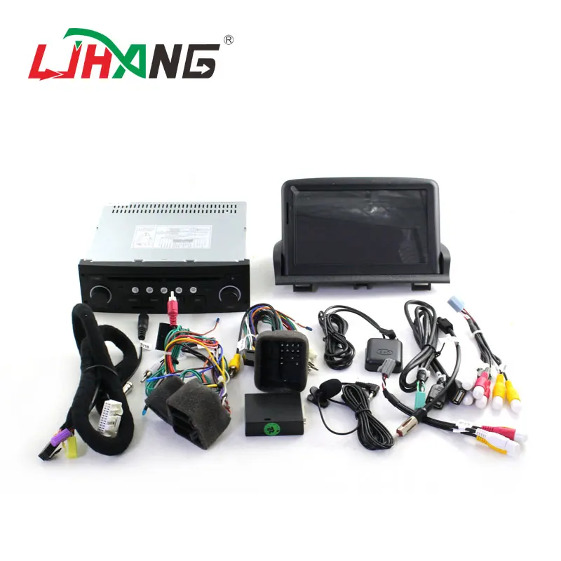 LJHANG Android 10 Автомобильный мультимедийный DVD плеер для Peugeot 307 2008 2009 2010 2011 GPS