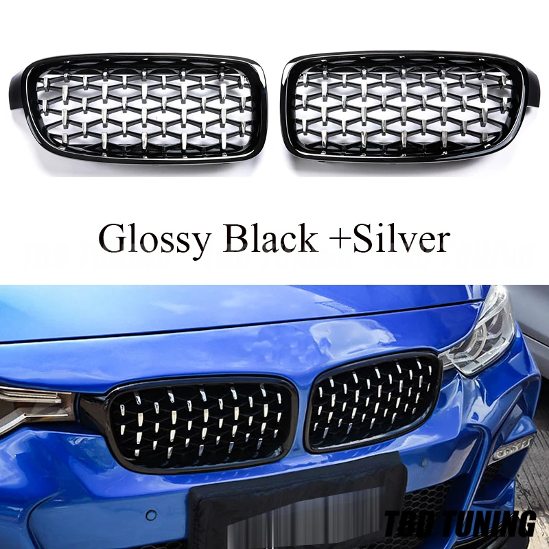 Решетка Kindey в стиле метеоритного душа для BMW 3 серии F30 2012 2013 2014 2015 2016 2017 передние